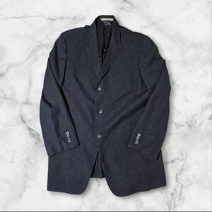 Vintage Joseph Abboud 44L 100% Wool Sport Coat Jacket Blazer USA Made Rayon